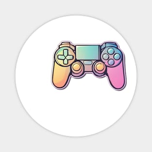 Vibrant Neon Game Controller Design No. 544 Magnet